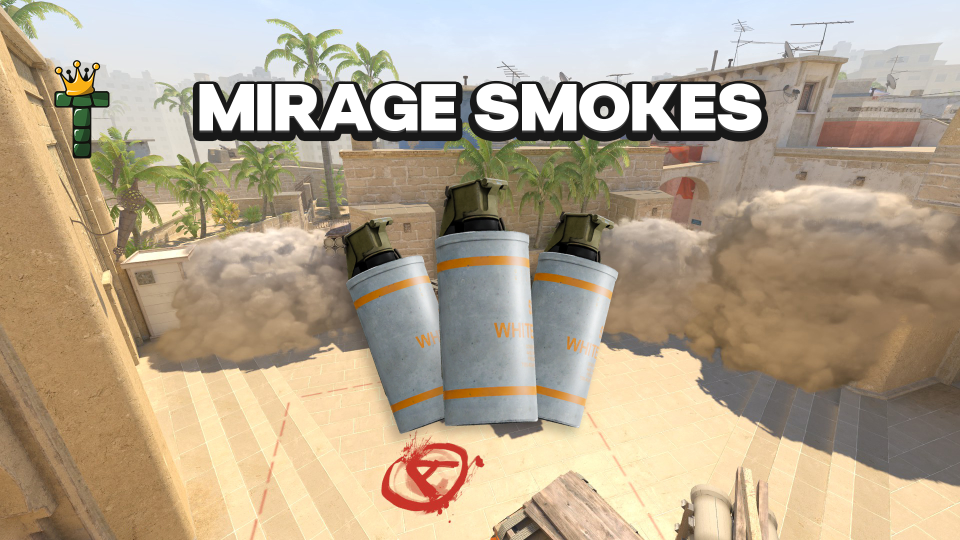 Mirage CS2 Smokes: Every Lineup for A, B, Mid and CT Side