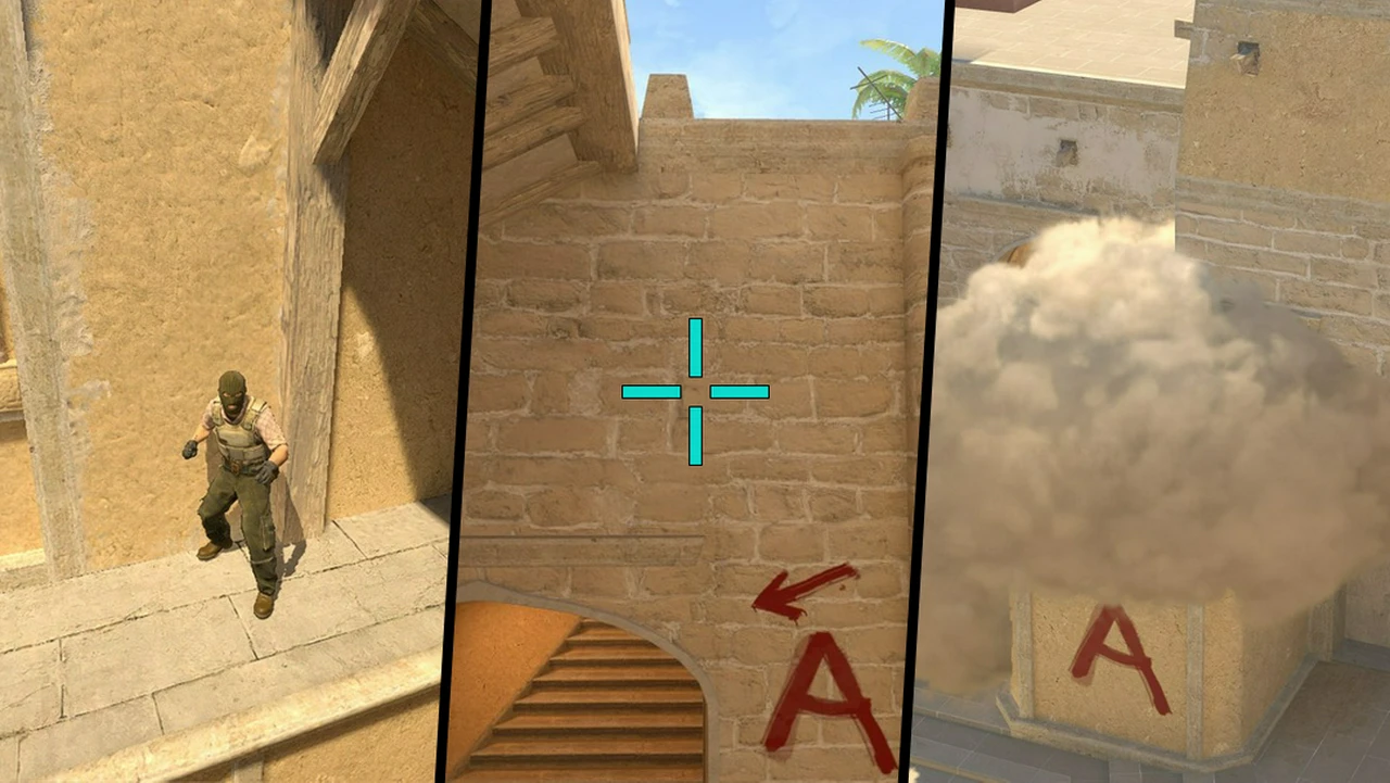Stairs Smoke from T Roof on Mirage